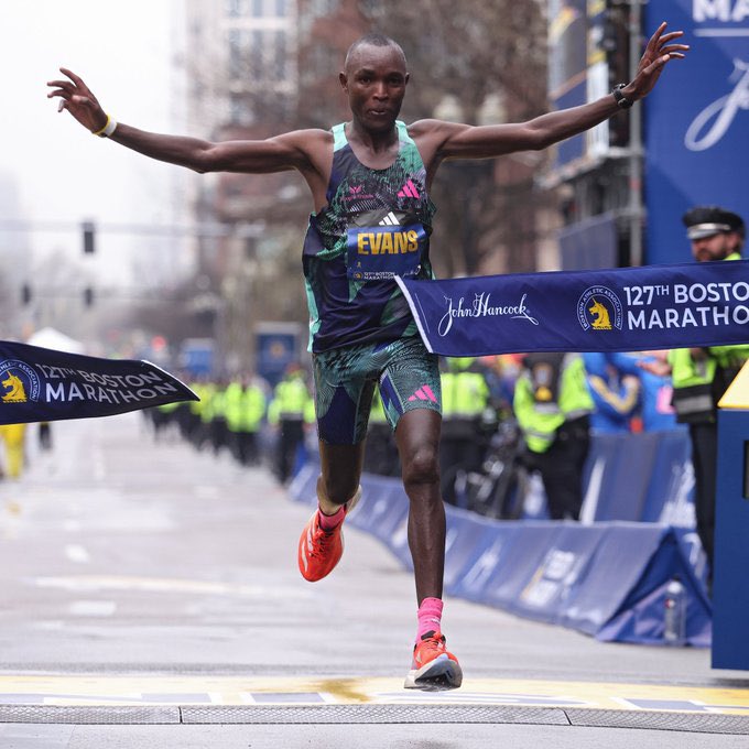 Congratulations to <a href="/hellen_obiri/">Hellen Obiri</a> for triumphing on her 2️⃣nd ever marathon and Evans Chebet 🇰🇪 for successfully defending his <a href="/bostonmarathon/">Boston Marathon</a> title🙌
