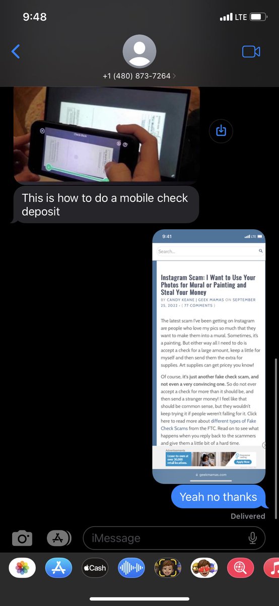 VoidPig7's tweet photo. Art scammer on Instagram! Beware!!
#instagramscams #artscam https://t.co/rT2Ncos1Nc