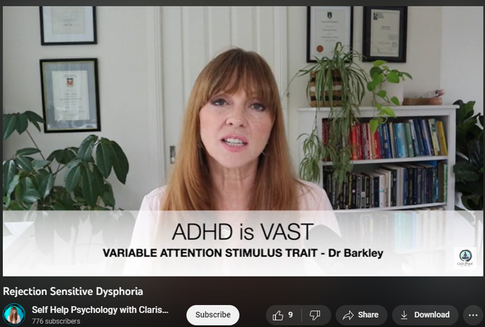 133 views  12 Dec 2022  #adhd #relationshipadvice #rejection
A Psychologist explains how Rejection Sensitive Dysphoria occurs, what an episode of RSD feels like and what to do. Who is at risk of experiencing RSD, when it is more likely to happen and how to recover rapidly. 

* What does Rejection Senstive Dysphoria a feel like?

*Learn why people with ADHD experience more RSD. 

* Understand when you are most vulnerable to an episode of RSD (RSD is not a disorder). 

* Learn way to avoid experiencing RSD. 

* Tools to recover from an RSD experience

 #adhd #rsd #rejection #rejectionsensitivity  #emotionalregulation #relationshipadvice #adultadhd #abandonment #abandonmentissues #emotionalhealing #emotionalhealth 

~~~~~~~~~~~~~~~~~~~~~~~~~~~~~~~~~~~~~~~~~~~~~~~
🔴 Subscribe to watch more videos just like this: https://bit.ly/39x1qje
~~~~~~~~~~~~~~~~~~~~~~~~~~~~~~~~~~~~~~~~~~~~~~~

Watch Next 👉🏼

👼How to reparent your inner child:   

 • Rejection Sensiti...  

🌼 Related Videos 🌼

1