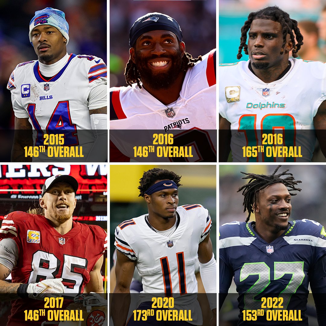 NFL on X: 'Some of the most elite active 5th rounders in Draft history 