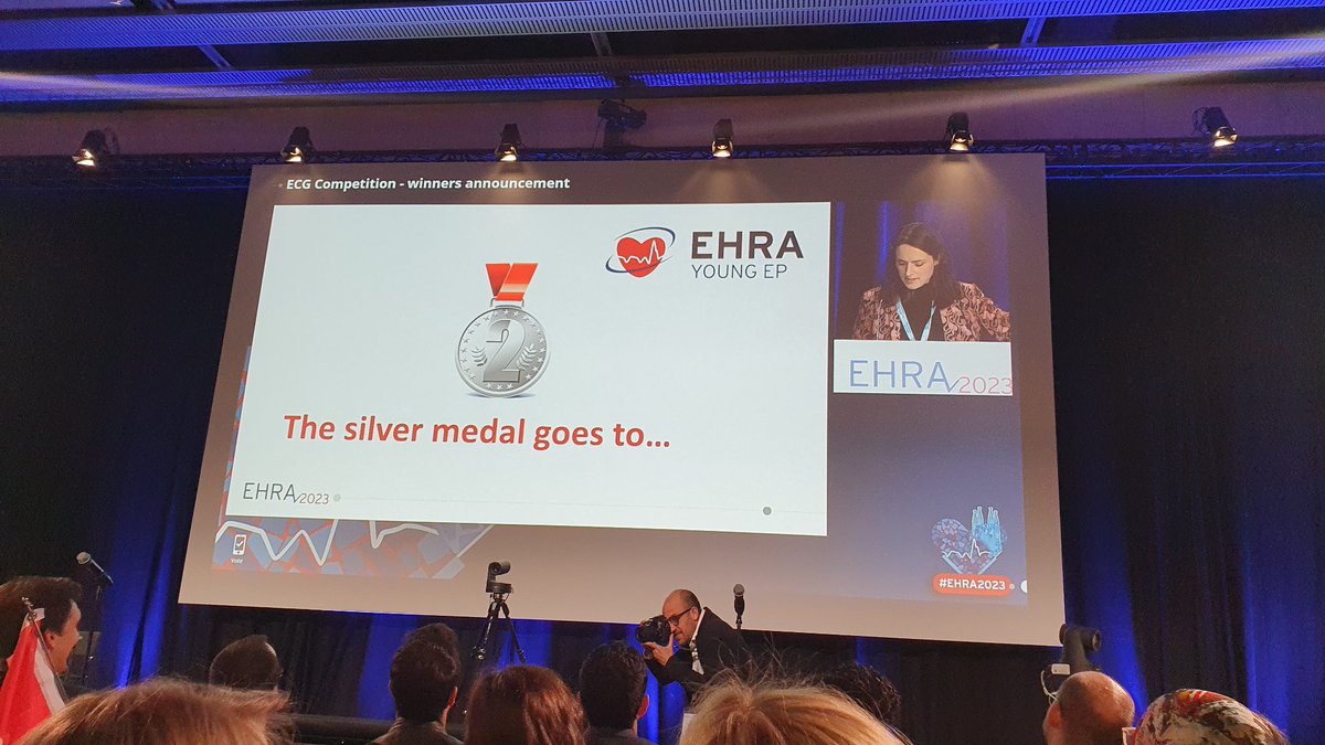 Sotirios Nedios (@snedios) on Twitter photo #EHRA2023 ECG competition
And the winner is 🥁🥁🥁
3. Spain 🇪🇸
👏👏👏
2. India 🇮🇳
👏👏👏
1. Hunguray 🇭🇺
👏👏👏
Congratulations to the participants, the finalists & the winners!
#eeps <a href="/DavidDuncker/">David Duncker</a> <a href="/Kasia_Rajpold/">Kasia Malaczynska-Rajpold</a> <a href="/AndreaSarkozy/">Andrea Sarkozy</a> <a href="/EHRAPresident/">EHRAPresident</a> <a href="/AGEP_DGK/">AGEP</a>
<a href="/YoungDgk/">Young DGK</a> <a href="/SteffelJ/">Jan Steffel</a> #EHRA2023 ECG competition
And the winner is 🥁🥁🥁
3. Spain 🇪🇸
👏👏👏
2. India 🇮🇳
👏👏👏
1. Hunguray 🇭🇺
👏👏👏
Congratulations to the participants, the finalists & the winners!
#eeps <a href="/DavidDuncker/">David Duncker</a> <a href="/Kasia_Rajpold/">Kasia Malaczynska-Rajpold</a> <a href="/AndreaSarkozy/">Andrea Sarkozy</a> <a href="/EHRAPresident/">EHRAPresident</a> <a href="/AGEP_DGK/">AGEP</a>
<a href="/YoungDgk/">Young DGK</a> <a href="/SteffelJ/">Jan Steffel</a>