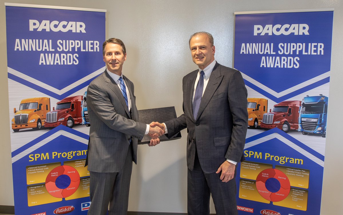 Thank you to PACCAR for recognizing Inteva as a Top Performing Supplier in North America! We look forward to continuing to strengthen our relationship and contribute to ongoing product innovations and performance enhancements.