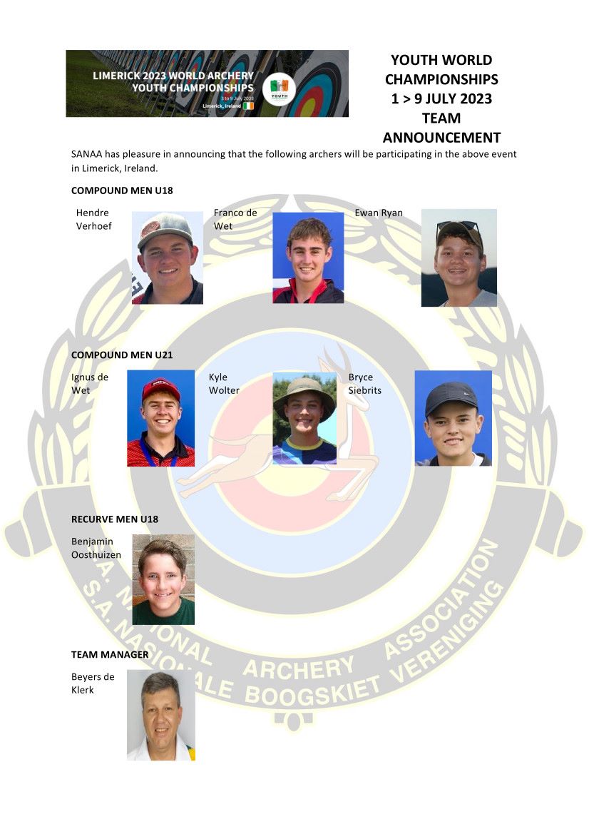 archerysa's tweet photo. #worldarcherysouthafrica #ArcherySA #archeryforlife #worldarchery #archery #youtharchery #limerick https://t.co/ymbUxVS3gF