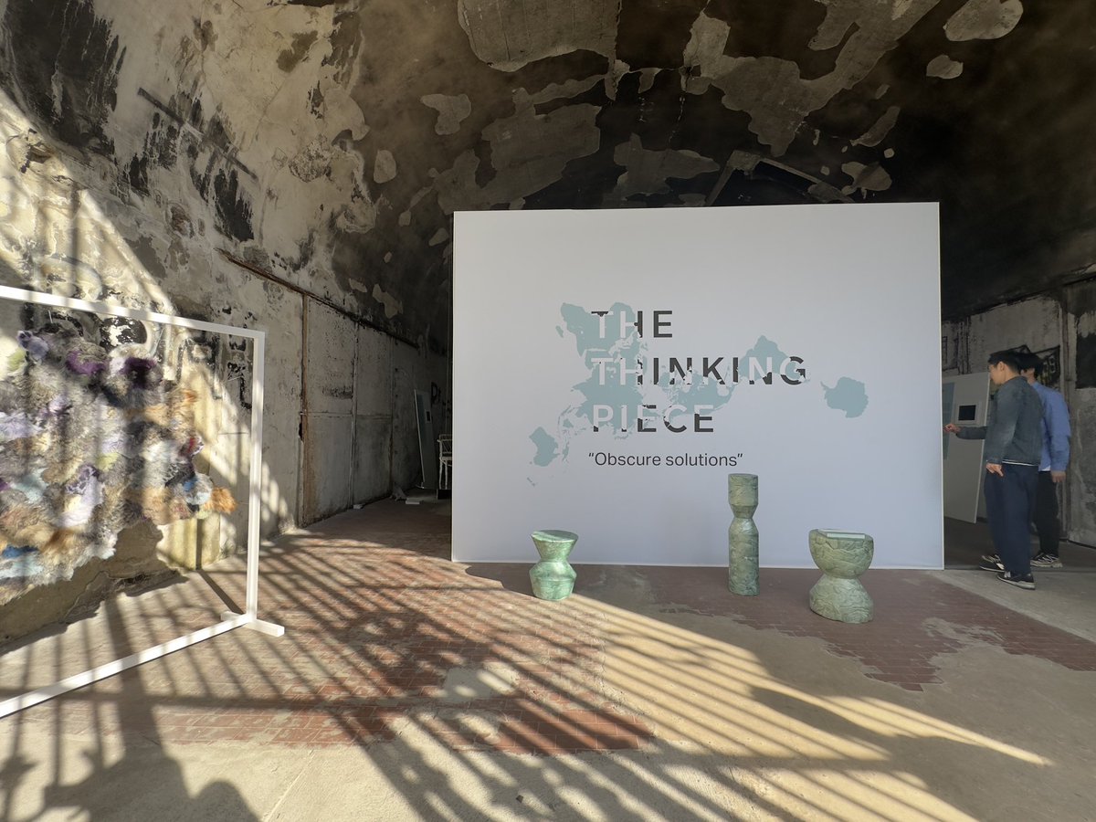 nobi's tweet photo. The Thinking Piece
| we+ / TAKT PROJECT / Sae Honda / Satomi Minoshima / Takuto Ohta
#DropCity
#dimorecentrale
#milanodesignweek https://t.co/FIFOJGASDm