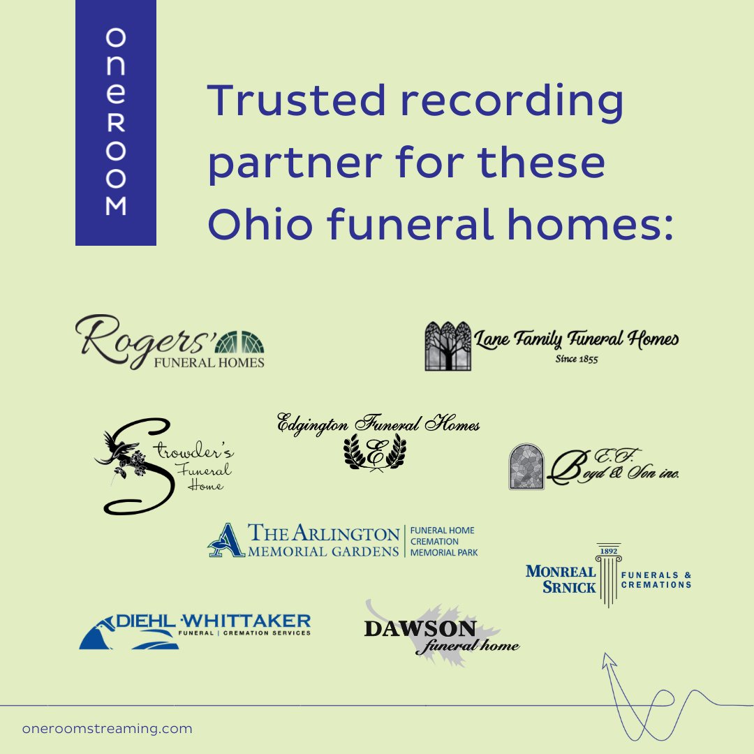 Why do Ohio funeral homes trust OneRoom? Simple, we provide consistent reliable recording and have the customer service to match. Uncover more by connecting with the OneRoom team at this year’s #OFDA convention &amp; expo. Swing by booth 89.

#funeralservice