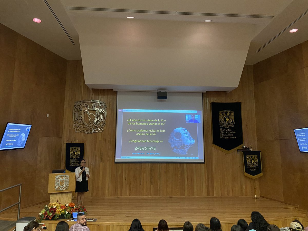 acervantm's tweet photo. @neo_matrix_ ¡Excelente conferencia! 👏🏼👏🏼👏🏼@ENESUNAMLEON Seminario de las Ciencias Sociales https://t.co/Yh7N8YL5jb