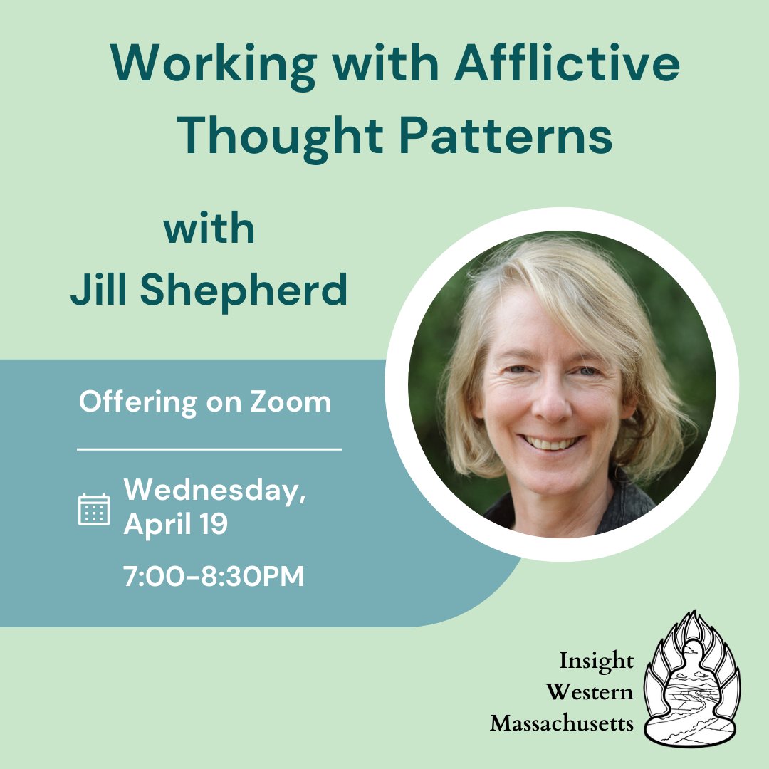 Join us this Wednesday, April 19 from 7-8:30pm ET via Zoom for an Open Community Practice and Dharma Talk with Jill Shepherd. All are welcome.
This offering is Zoom only. More info here: flipcause.com/secure/event_s…