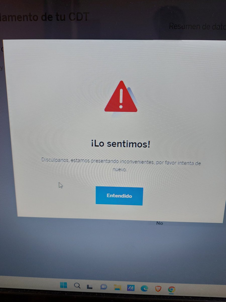 AliPitagoras's tweet photo. @BBVA_Colombia @BBVAPrensa_co 
Hoy bbvaNET ni bbvaMOVIL, sirve el módulo para abrir CDT ONLINE,  Que lástima,  será igual para redimirlo?. Ya me dió desconfianza https://t.co/C4BzjF4nwp