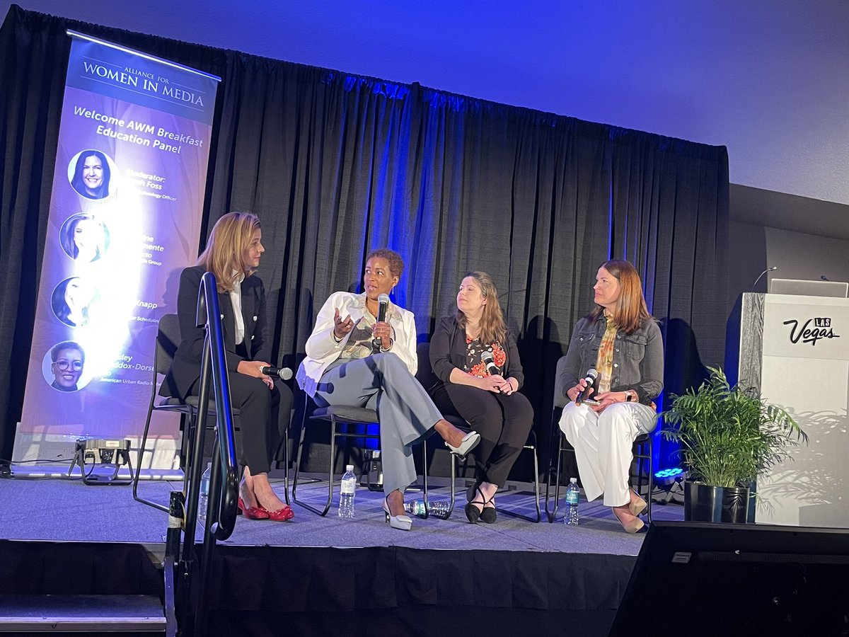 Terrific turnout and conversation at todays <a href="/AllWomeninMedia/">AWM Headquarters</a> breakfast <a href="/NABShow/">NAB Show</a>. #allwomeninmedia