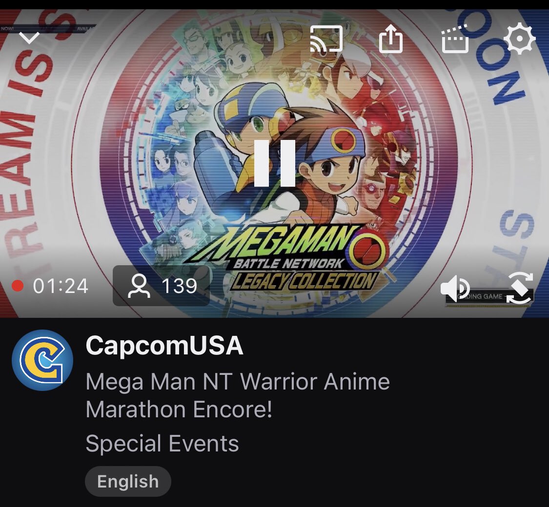 RockmanEXEZone's tweet photo. Capcom USA’s Twitch is rerunning the MegaMan NT Warrior anime if anyone missed it the first time or want to rewatch with other fans!

https://t.co/Lzl0VtdYRs https://t.co/6Eo7GZzgcO