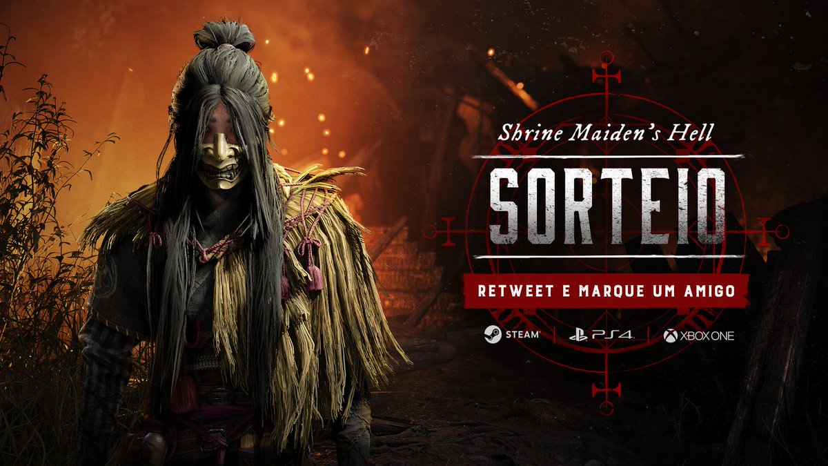 HuntShowdownBR's tweet photo. Sorteio da DLC Shrine Maiden's Hell! 🎁

Para cada 20 Retweets, estaremos sorteando uma key da DLC na Steam.

Para participar:
- Siga nosso perfil no Twitter✔️
- Retweet este post 🔁
- Marque um amigo 🙋 https://t.co/lGcnDORXI1