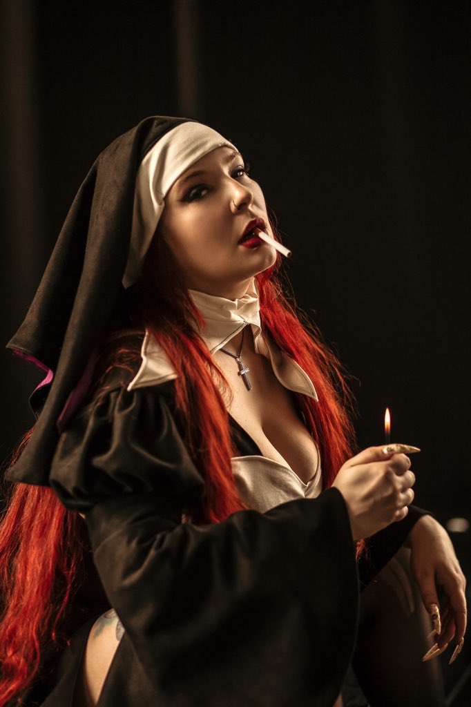 If I give you this look… will you turn off the Ps5 & turn ME over? 🤭

Nun is waiting for you only this month😈

#nun #nuncosplay #Easter2023 #EasterBunny #EasterEggs #EasterHolidays #EasterSunday #EasterWeekend