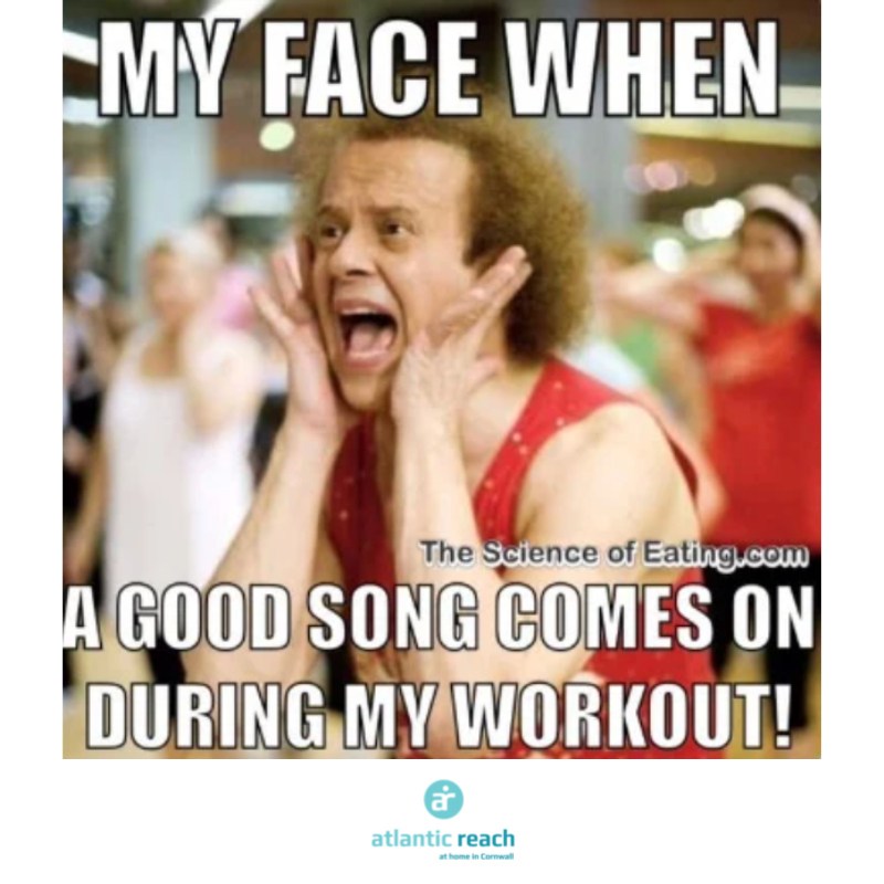 AtlanticReach's tweet photo. When your favourite song comes on during your workout 💪 What are your top workout tunes? 🎵 #MondayMotivation https://t.co/RLxDdeRcer