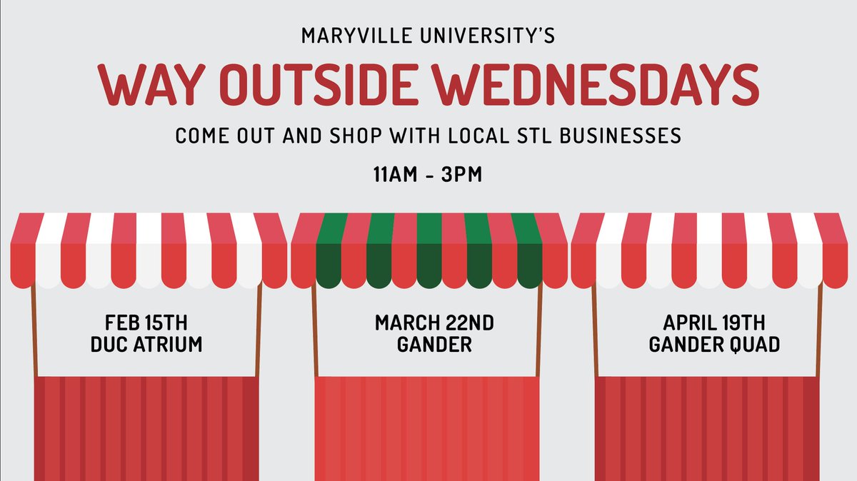 NEW EVENT Alert!!! Join us (1) per month for Way Outside Wednesday’s (WOW) Marketplace!!! There will be vendors for your shopping pleasures. Check flyer for location and time information!!! #getInvolvedMU