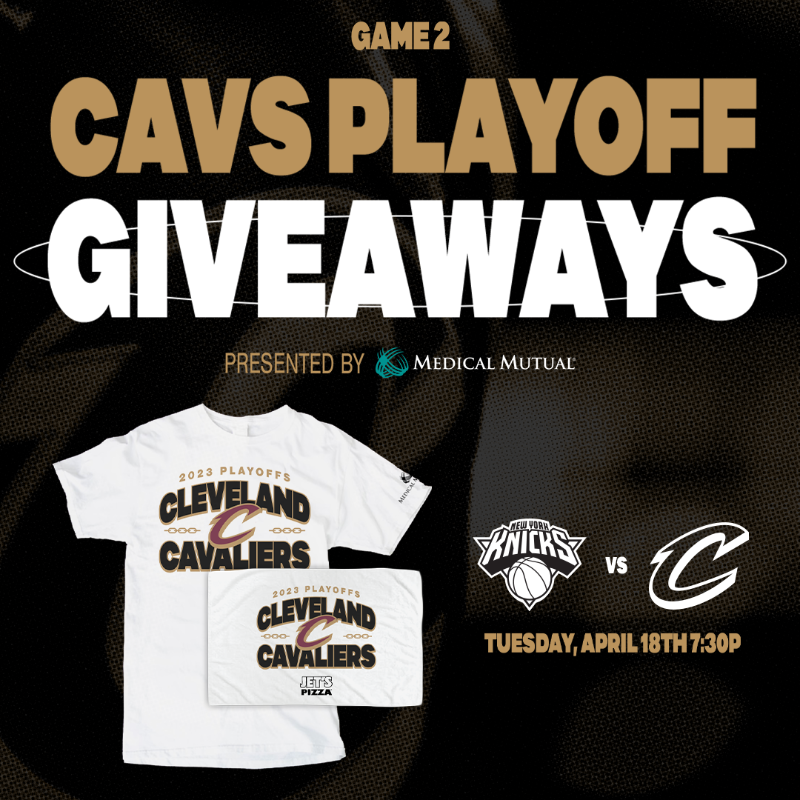 Cleveland Cavaliers Shirts (2) &Rally Towel 2022 NBA Opening