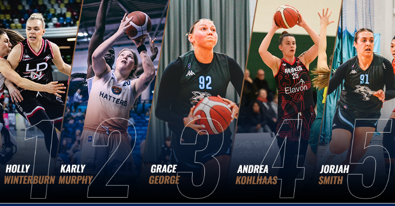 SprLeagueBballW's tweet photo. ⭐️ Two @Oaklandsball stars are joined by talent from @londonlionsw, @EssexRebels and @Hatters_BC in this week's All-Star Five!

Click below to find out more about this week's selections.

#BritishBasketball