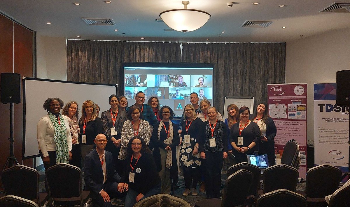 PronSIG's tweet photo. #IATEFL #PronSIG ❇️ & #TDSIG's 2023 Pre-conference event
Thanks once again to all our attendees (in Harrogate & online) for making it such a special day!👏
Do you feel like a more confident pronunciation🔊 teacher? Let us know in the comments below 💬
#PCE2023 #IATEFL2023 #ELT https://t.co/WItktkCB6Q