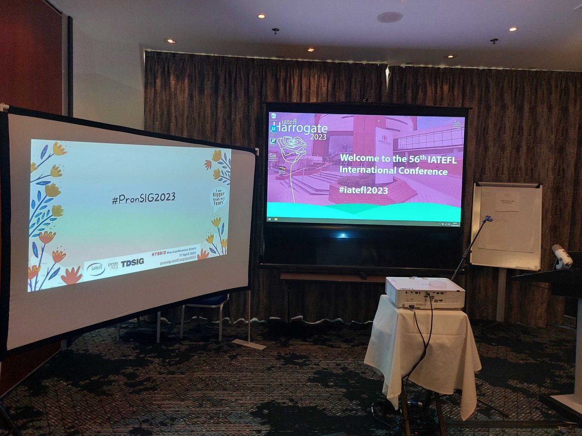 PronSIG's tweet photo. #IATEFL #PronSIG ❇️ & #TDSIG's 2023 Pre-conference event
Thanks once again to all our attendees (in Harrogate & online) for making it such a special day!👏
Do you feel like a more confident pronunciation🔊 teacher? Let us know in the comments below 💬
#PCE2023 #IATEFL2023 #ELT https://t.co/WItktkCB6Q
