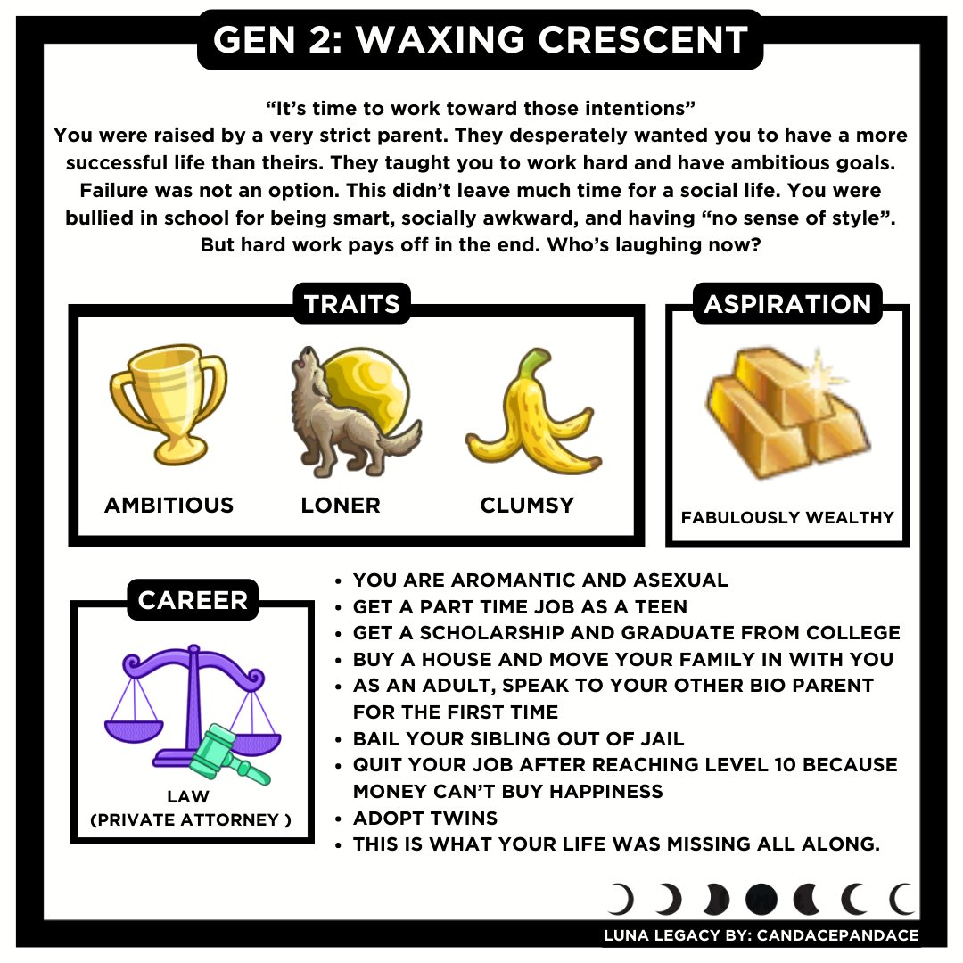 CandacePandace's tweet photo. Luna Legacy Challenge Rules 
(part 1/2)
#LunaLegacyChallenge #sims4challenge #sims4 #ts4 #legacychallenge #ts4challenge #ts4challengerules https://t.co/skntHI6YzU