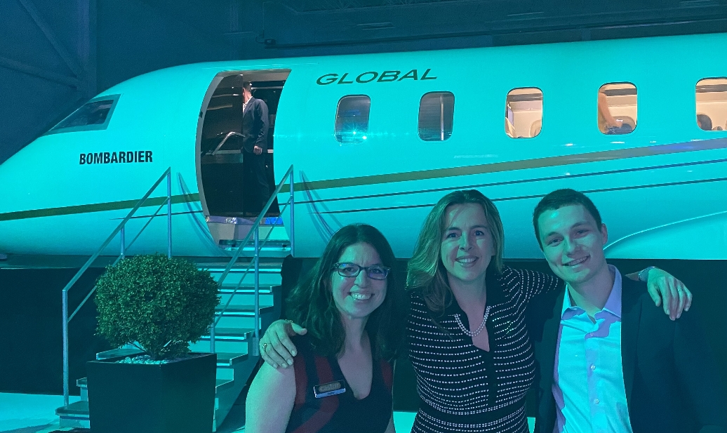 With Castor growth in mind, we ponder, does it come in orange? What an exciting night at Diner annuel des amis  de <a href="/polymtl/">Polytechnique Mtl</a> organized by the <a href="/FondationPoly/">Fondation de Poly</a>!  Thanks to Michele Lamarre and family for the invitation and <a href="/Bombardier/">Bombardier</a> for hosting us at their facility. #polymtl150