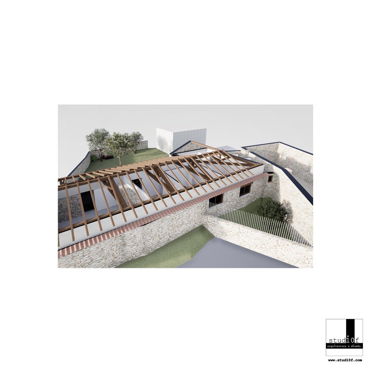 stud10f's tweet photo. VIVIENDA - LUE
(#LaUtrera, León)
✏️📐👷🏻♂️🏡
'Vivienda LUE' es un proyecto especial por muchas cosas. Combina juventud, apuesta por el medio rural y respeto a la esencia.
El proyecto es la ampliación para vivienda del volumen original destinado a cuadras y almacenes preexistente. https://t.co/J7xzkxkmDw