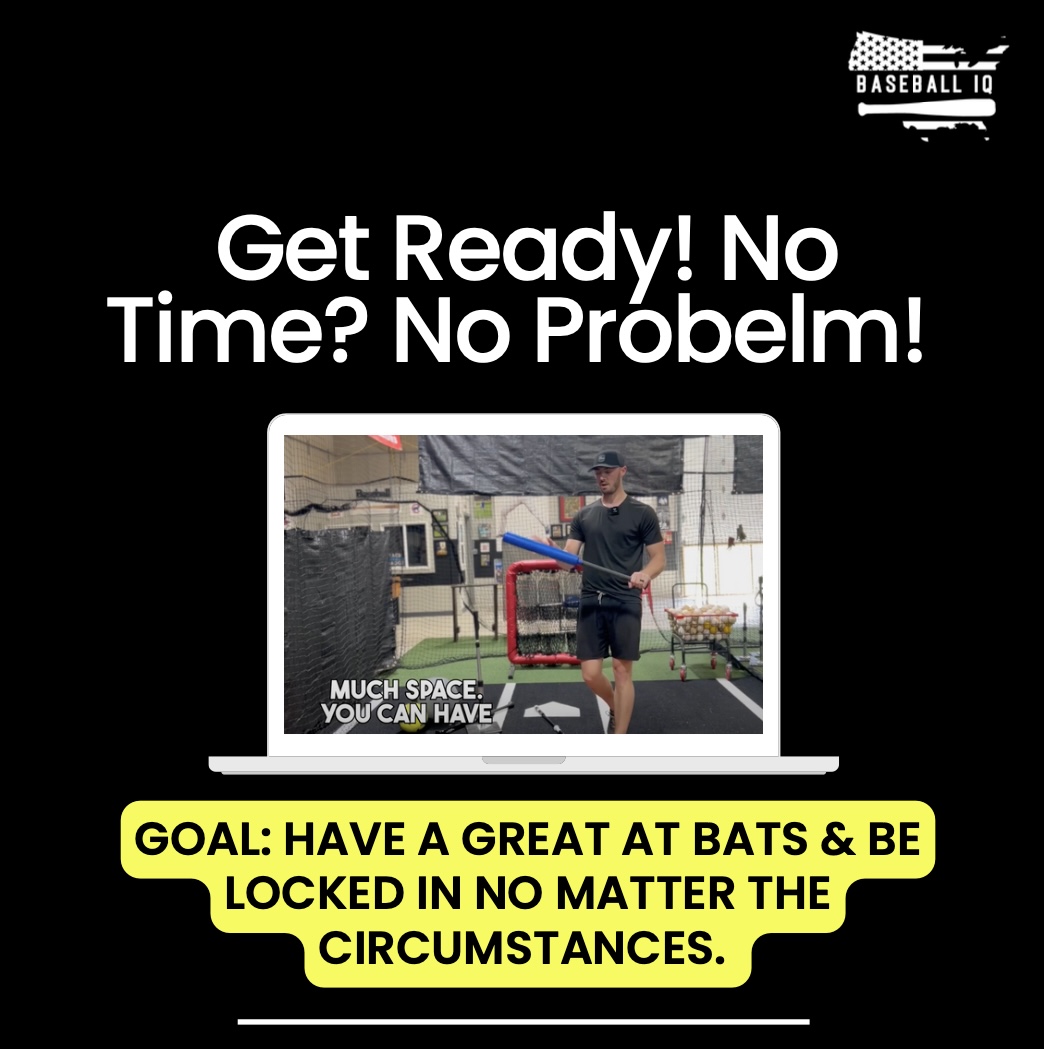 BaseballIQ_App's tweet photo. As promised, we created 'Get Ready! No Time? No Problem!' training program PDF

RETWEET AND LIKE --> We'll DM you access immediately ✅

- Good luck to everyone this week + let's keep getting better! https://t.co/SstZVt9Cxd
