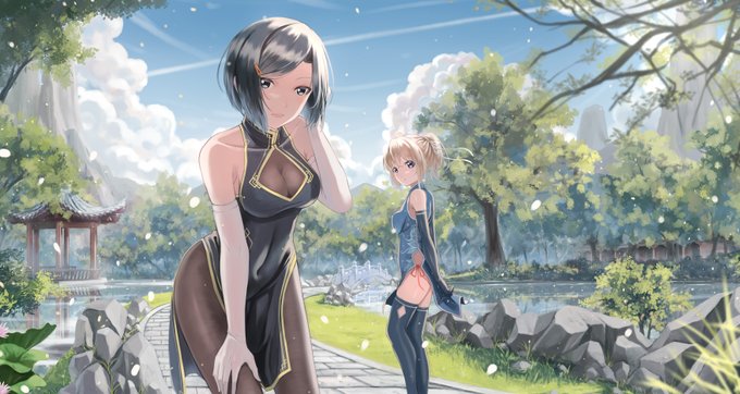 風景イラスト完成しました～
#イラスト #イラスト好きな人とつながりたい #落書きギルド #illustration #commissionopen #風景 