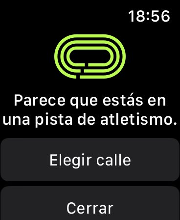 davidag89's tweet photo. Ahora resulta que el #AppleWatch cuando inicias el entrenamiento de Carrera, detecta si estas en una pista de atletismo y te pregunta esto, cada vez mejorando mas la app entreno y mas enfocada a los atletas 👏👏 #Apple https://t.co/VbYloLsqez