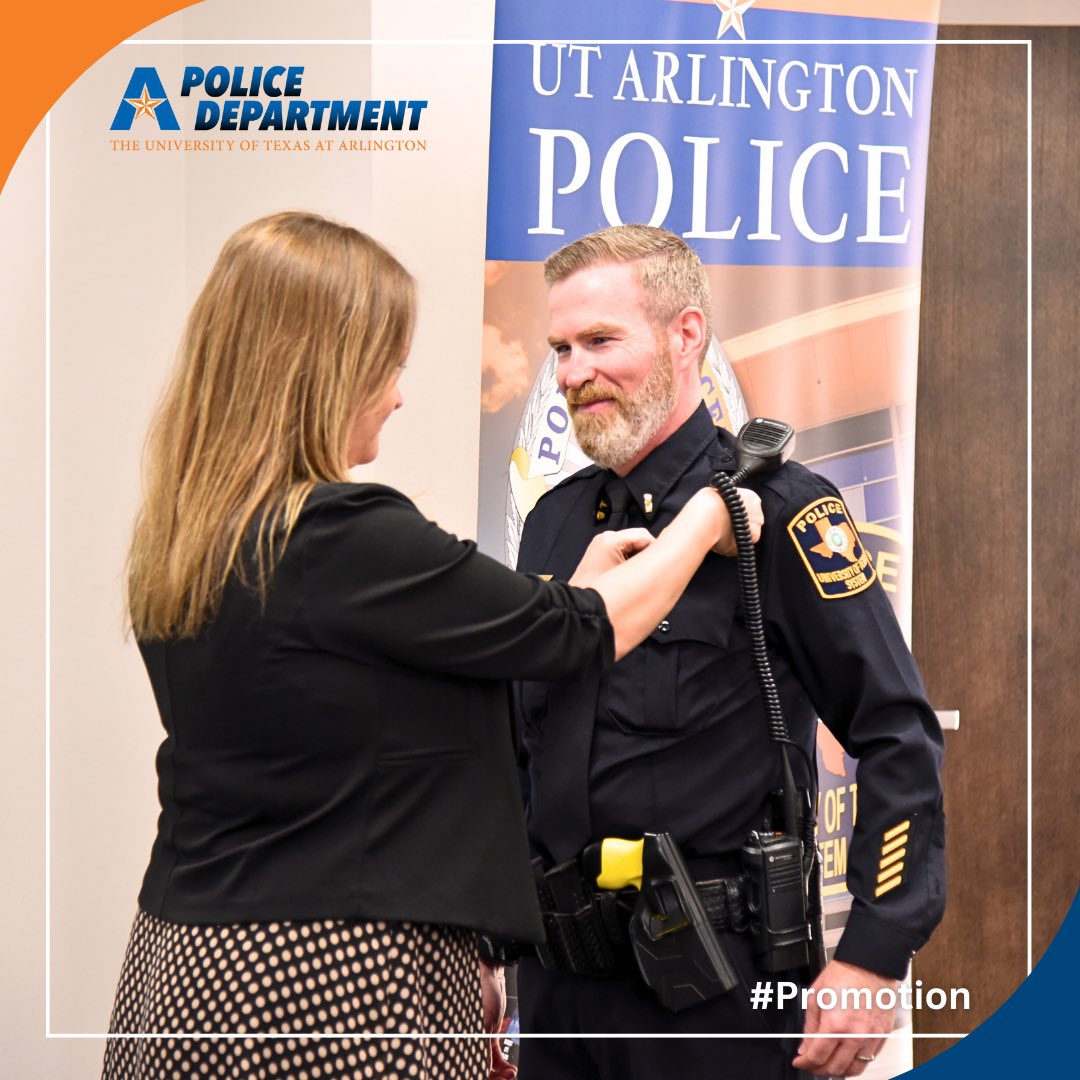 UTAPolice's tweet photo. Today we celebrated the promotion of Lieutenant Dean Peterson! We look forward to the contributions he will make as he continues to serve our community!
#utapd #utapolice #communityservice #promotion https://t.co/c4YguFvrTK