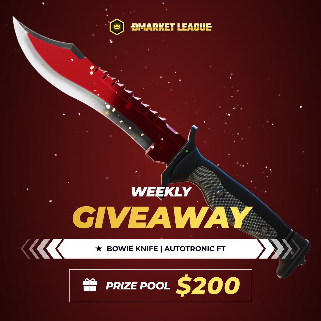 DMarket's tweet image. Bloody red and highly wanted? Yes!
Waiting for you here - dmarket.com/promo