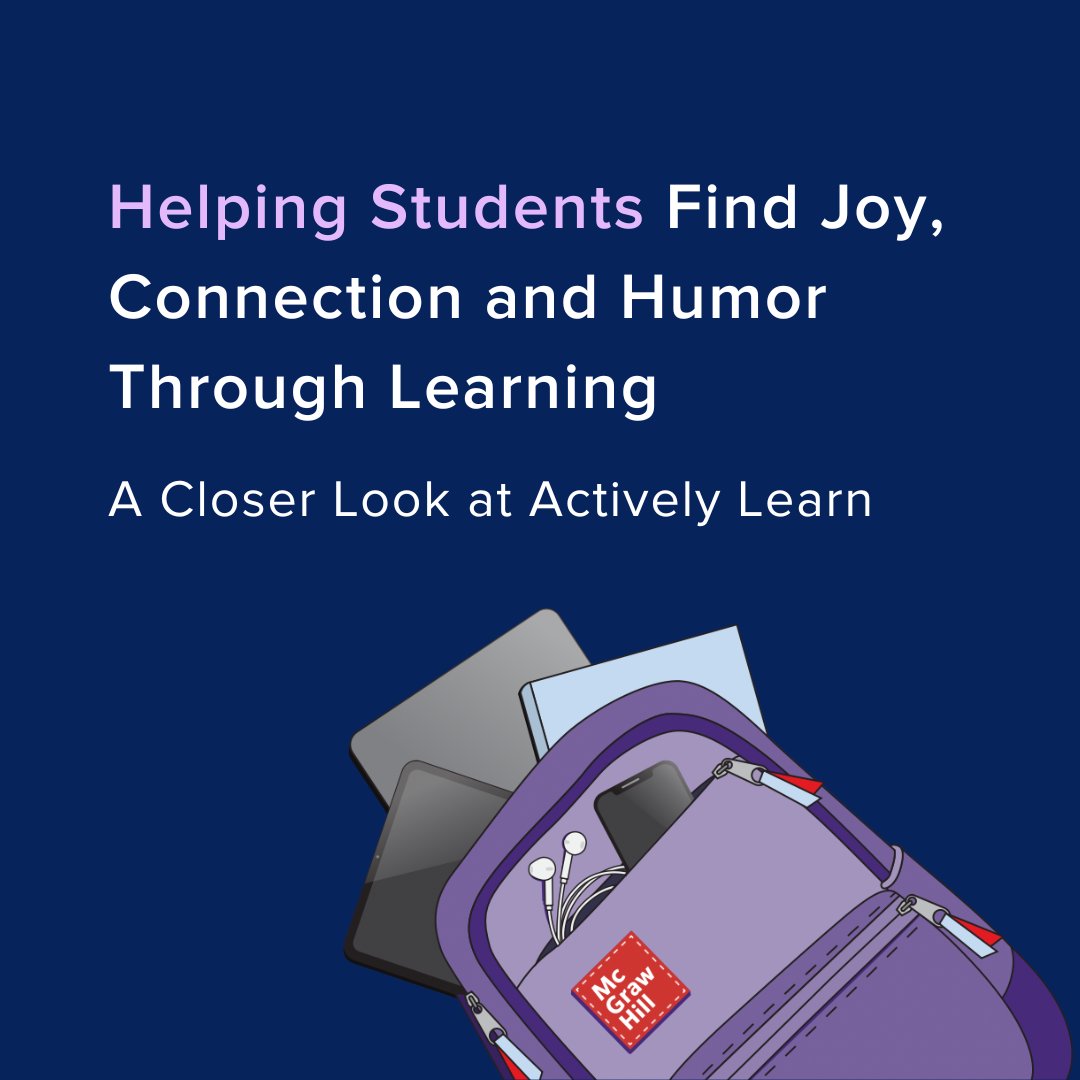 McGrawHillK12's tweet image. Take a look behind the scenes at how Actively Learn, a curriculum platform new to our offerings in #ELA, #Science and #SocialStudies, engages #Students with content that is relevant to their lives and representative of their worlds! 💻

👉 mhed.us/3L0MUQX

#EdTech #EdChat