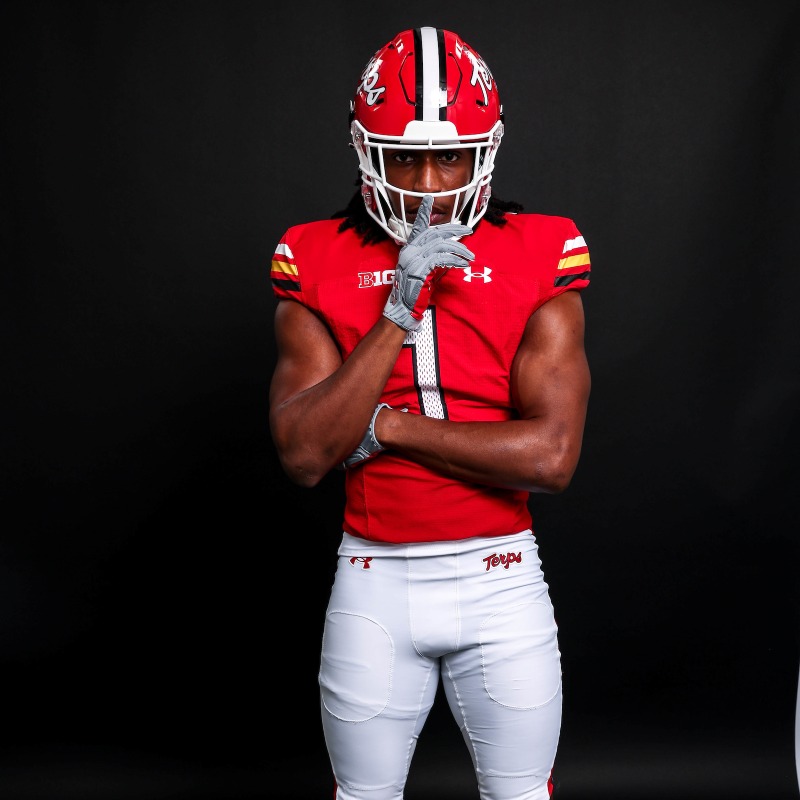 TerpsFootball's tweet photo. It's Iconic. It's Back.

Script Terps is now our full time uniform!