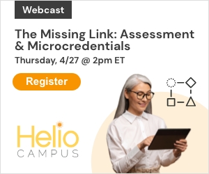 Join us on Thu April 27, 2023 @ 2 PM ET to hear how two innovative institutions, <a href="/JohnsHopkins/">Johns Hopkins University</a> <a href="/umdglobalcampus/">University of Maryland Global Campus</a>, have connected assessment + microcredentials to benefit stakeholders. Hosted with <a href="/insidehighered/">Inside Higher Ed</a>.

Register here: insidehighered.zoom.us/webinar/regist…