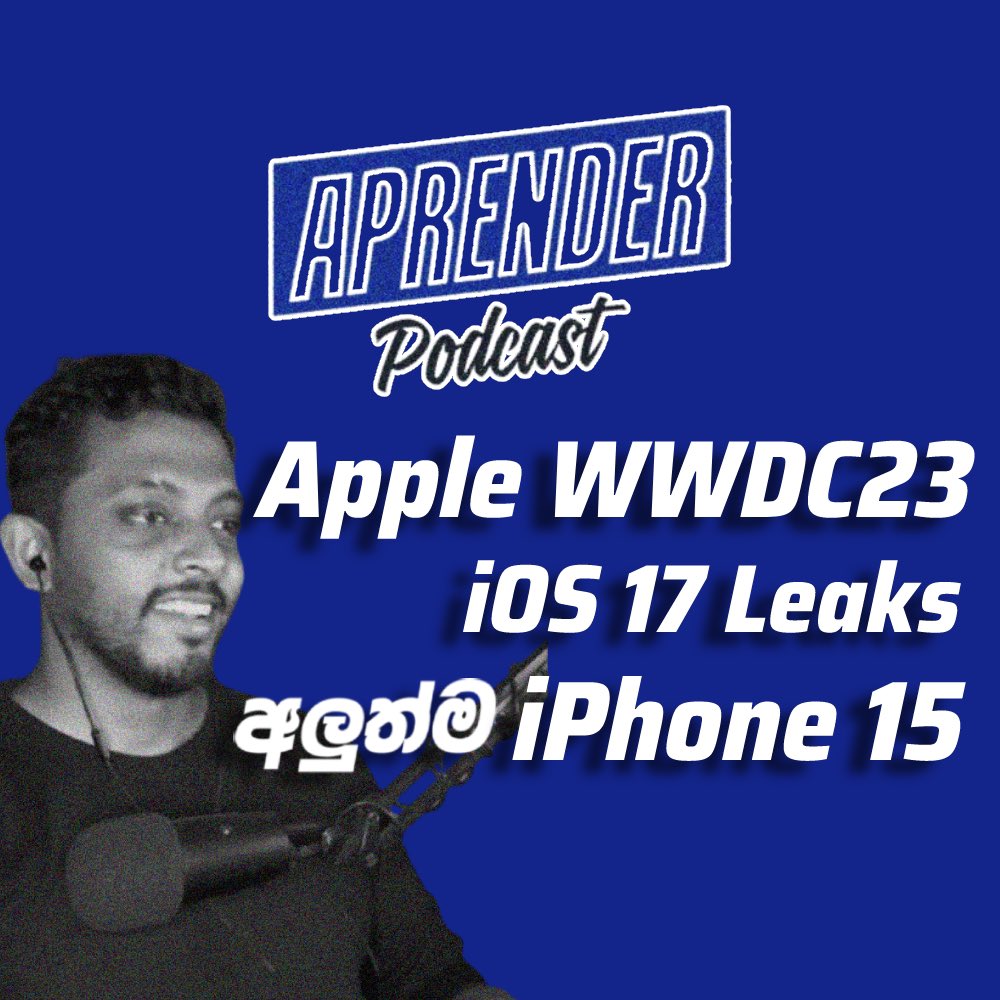 Aprenderpodcast's tweet photo. E59: Apple WWDC23, iOS 17 Leaks, iPhone 15 Series &amp; Memento Review #iphone15 #wwdc23 #ios #iOS17 https://t.co/6SWFkrMDKc