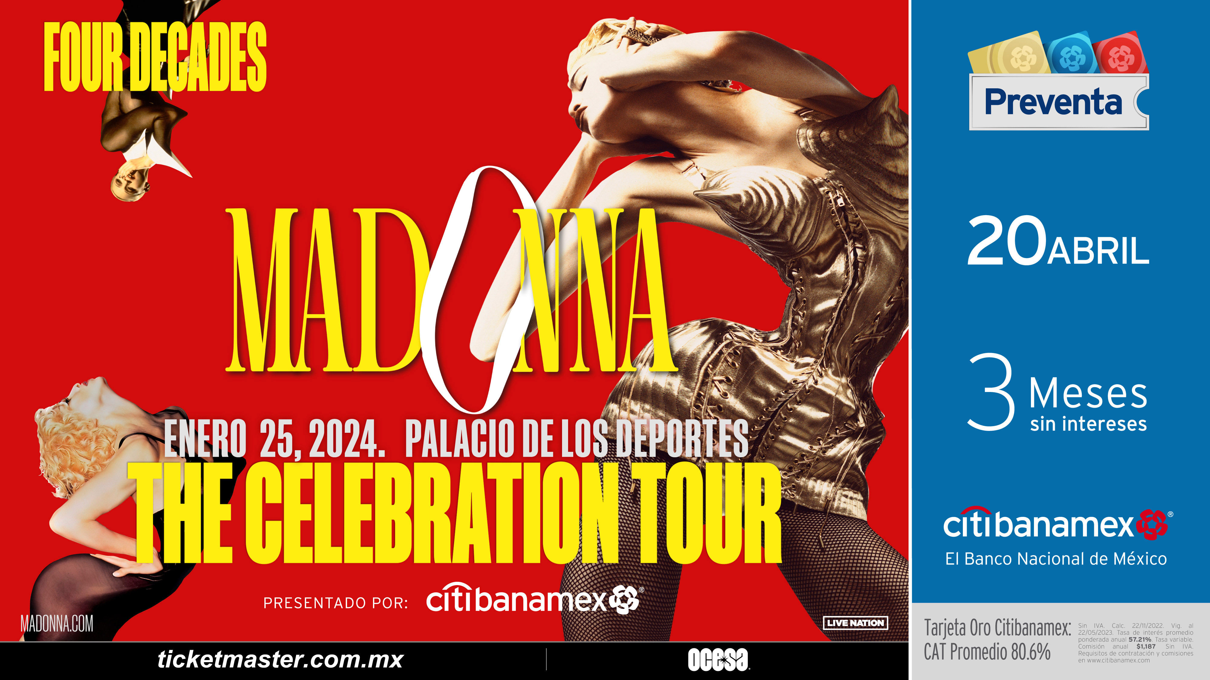 Madonna Celebration Tour Mexico
