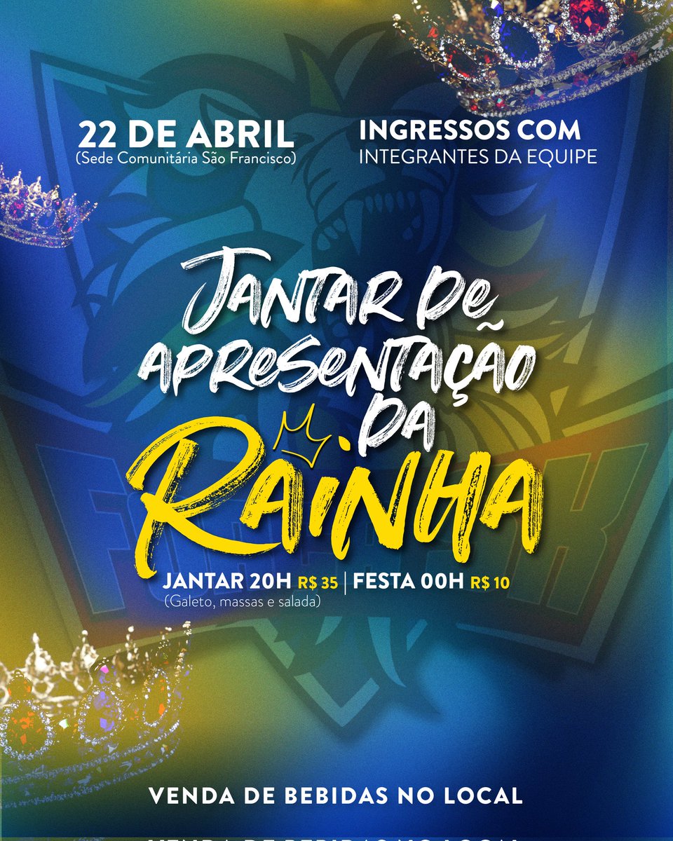 E tá chegando a hora de conhecermos nossa RAINHA 2023! 👑

Garanta seu ingresso!!