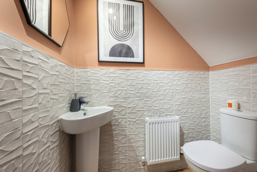 Cool tones and textured tiles 😍 

📍 The Mayfield - Bracken Grange, Middlesbrough 
bit.ly/3MMG3rN