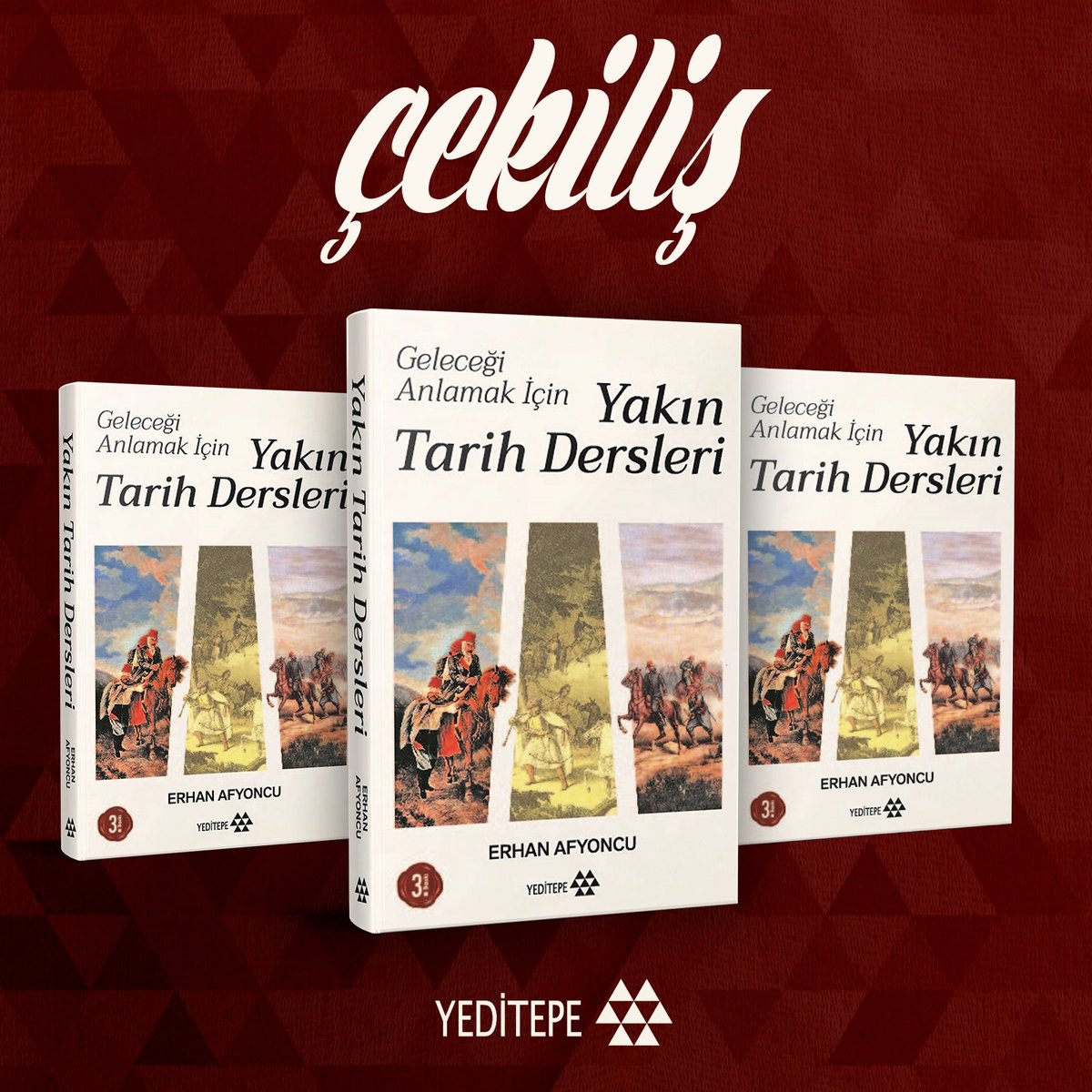 19yysiyasitarih's tweet photo. 📣 ÇEKİLİŞ VAR! 

Bu tweet'i RT'leyerek, hesabımızı ve @yeditepekitap’ı takip eden eden 3 kişiye, Erhan Afyoncu’nun “Geleceği Anlamak İçin Yakın Tarih Dersleri” kitabını hediye ediyoruz.

Son katılım: 24 Nisan 📚 https://t.co/RV3BvGjjRP