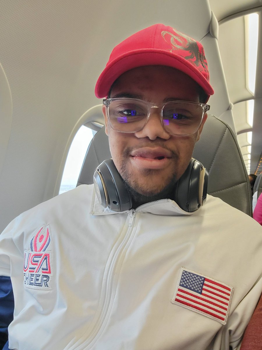 Cristian is still nursing/resting  his ankle. He will be ready to go on Wednesday. Let's go!! #Orlando #SOcheer #TeamUSA ❤️🤍💙