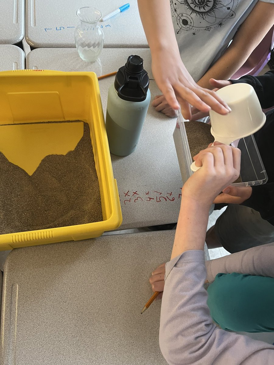 CassidyHDSB's tweet photo. Exploring capacity by finding out which item holds roughly 1 litre 
@GS_Gators #HDSBSharesMath https://t.co/vcR1oQLr1D