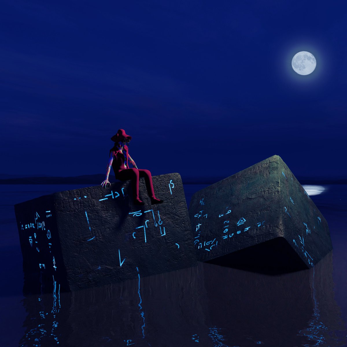 According to researchers, these two cubes were sent from a black hole by <a href="/ImmaDegen/">IMMA DEGEN</a>. Iggi Bob, the lead singer of the famous band <a href="/0x0VOIZE/">VOIZΞ</a> , claims that these two Quantum Cubes will be able to summon his two band members who went to the black hole back home. #VOIDARMY