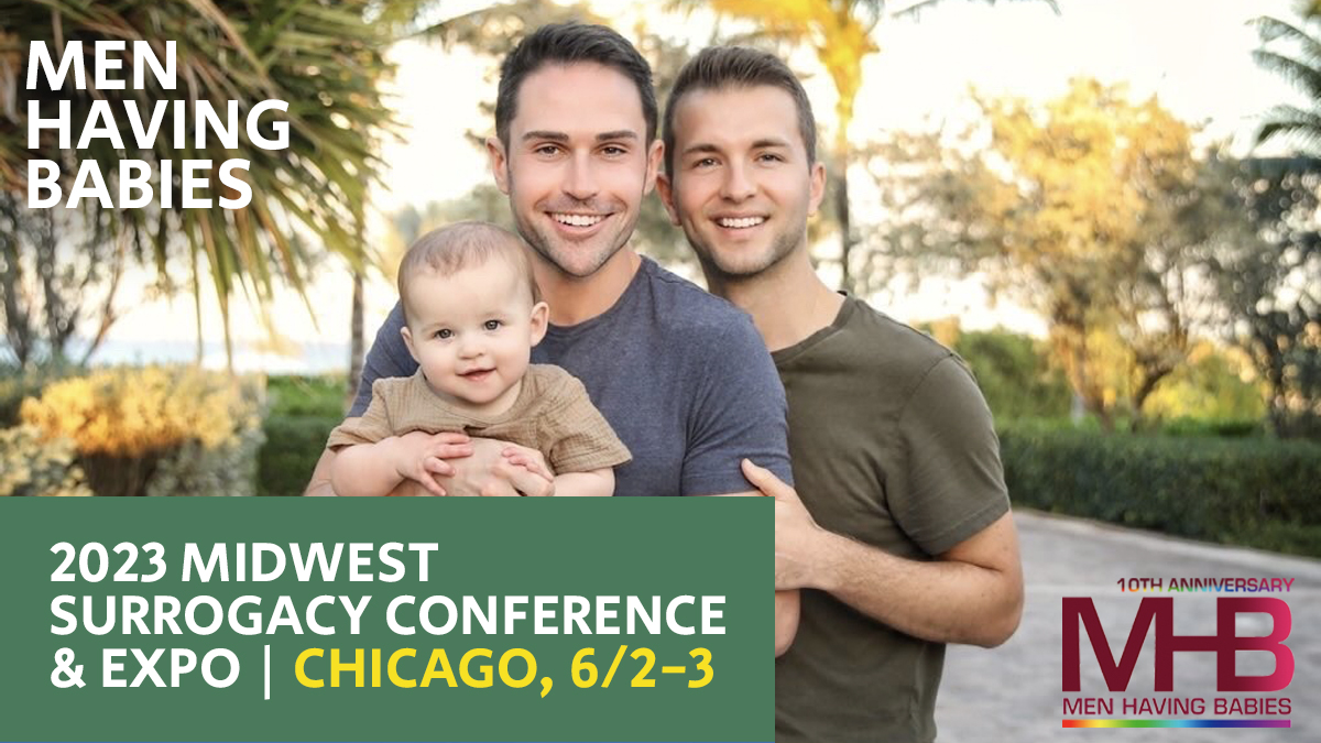 MenHavingBabies's tweet image. Men Having Babies returns to Chicago with the 9th annual Midwest Surrogacy Conference &amp;amp; Expo on June 2nd and 3rd. Meet 20+ reputable gay-friendly agencies, clinics, and law firms to learn about surrogacy options. Register now: menhavingbabies.org/chicago #surrogacy #gay