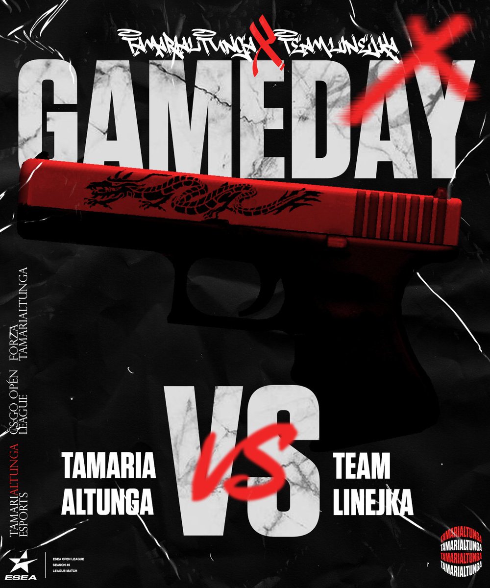 tamarialtunga's tweet photo. GAME DAY 🔥
CS:GO takımımız, Team linejka karşısında ESEA Open League'deki üçüncü maçına çıkıyor!
📺 https://t.co/OwpzZvxRGl
🆚 Team linejka
Başarılar takım! 💪❤️
#TAEWIN | #TAEGO https://t.co/tkN3EadFdl