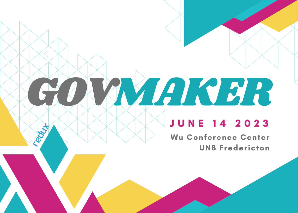 As a #student, you have the potential to change the world with your ideas. Come to #Govmaker and learn how to make your dreams a reality. Email innovate@unb.ca for your free ticket now! buff.ly/3G6veR2