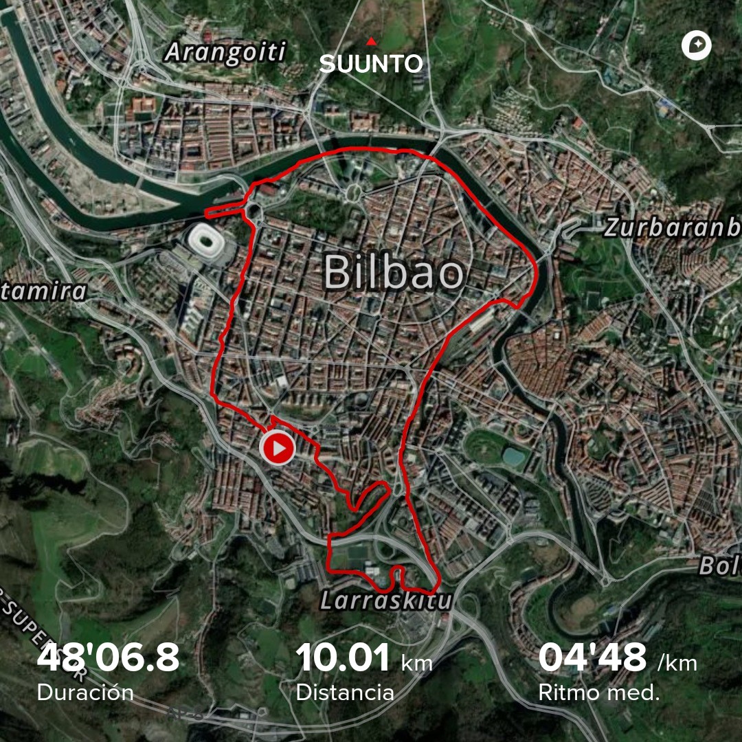 Cuestas en un día cruzado 
#running 
#nopiensescorre 
#kalirunners 
#bilbao
#objetivosantoña
#10k