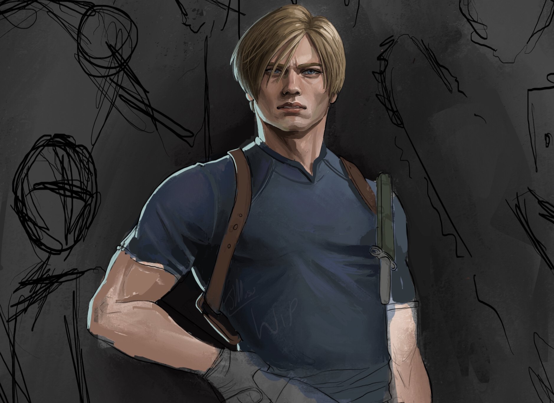 Leon S. Kennedy — Telegram Stickers Pack