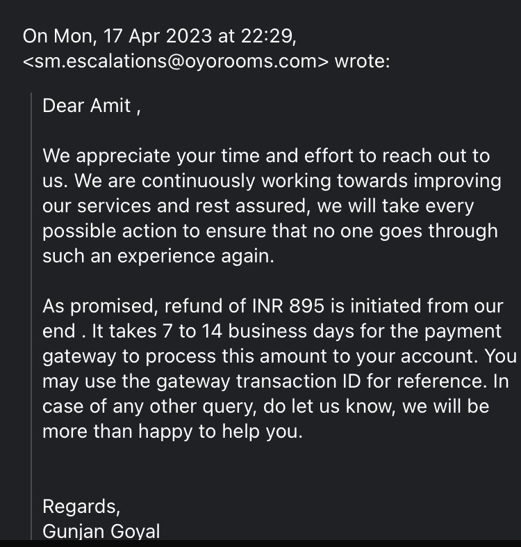 iamitsingh_d's tweet photo. @OYO4U What is this,
Hello OYO Rooms
I’m i begging??
Refund my full amount infact you guys must have to compensate for the same. https://t.co/8aduarIqx2