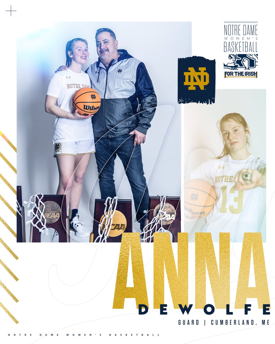 Welcome to The Bend, Anna! 🏠💚

☘️3-time First Team All-A-10
☘️2021 A-10 Co-Player of the Year
☘️Ranked 32nd nationally with 18.4 PPG last season 
☘️Fordham’s third all-time leading scorer

#GoIrish☘️ // <a href="/annadewolfe20/">Anna Dewolfe</a>