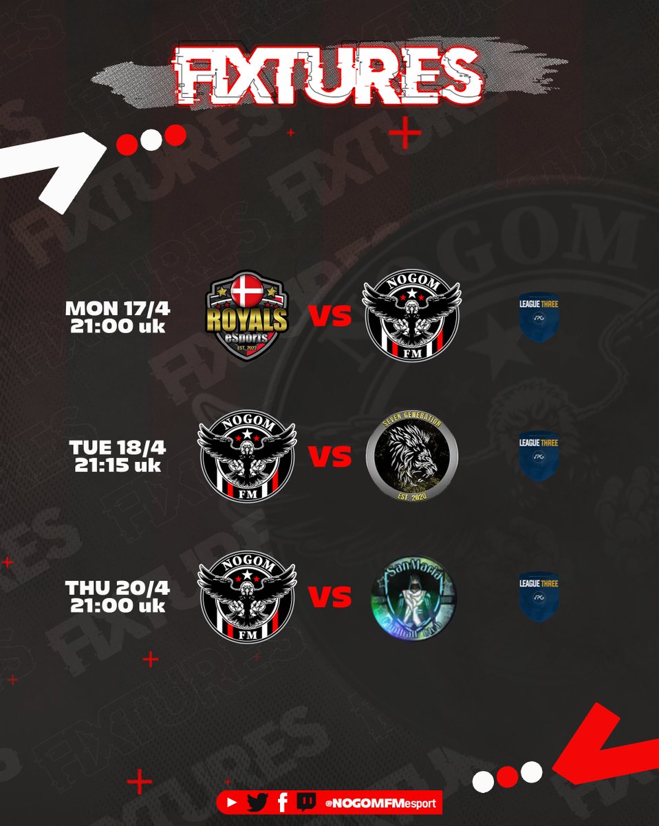 🏆VPG League 3 PS4 WEEK 1 Fixtures
<a href="/OfficialVPG/">Virtual Pro Gaming</a> <a href="/VPGEurope/">Virtual Pro Gaming | Europe</a> 

🆚Royals eSports EU
🆚7 generation
🆚SanMaria FC

🖌️~ <a href="/PhantomDesign21/">Phantom Designs</a> 

#GGFM I #fifa23 I #proclubsfifa