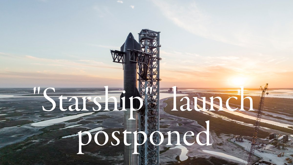 Astrofinity8's tweet photo. #spacex #starship #launchfail

மனித வரலாற்றில் மிகவும் சக்திவாய்ந்த SpaceX ராக்கெட் Launch, "Frozen Pressurant Valve" என்னும் கோளாறு மூலம் தள்ளிவைக்கபட்டுள்ளது

The most anticipated launch of the mightiest Space Rocket "Starship" is postponed due to "Frozen Pressurant Valve" https://t.co/sVtDD6fi7F